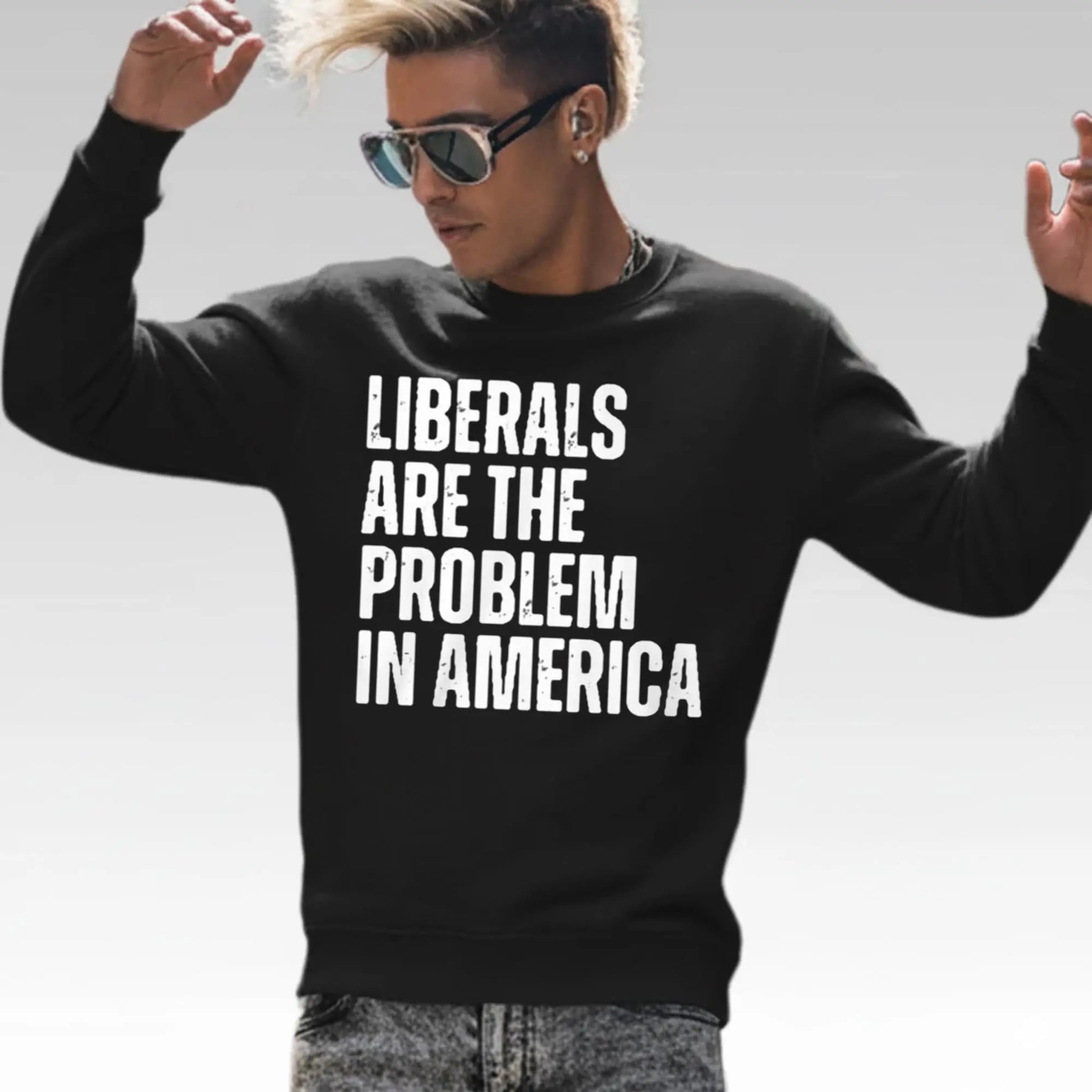 Zeek Arkham Liberals Are The Problem In America Shirt - Bigfirefashion