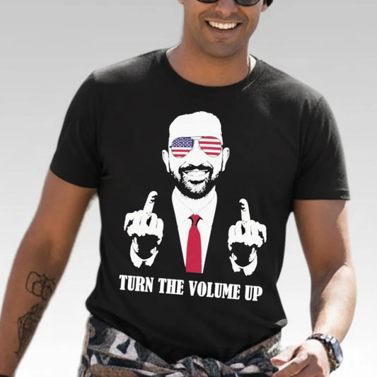 Zohran Mamdani Tells Trump Turn the Volume Up Shirt - Bigfirefashion