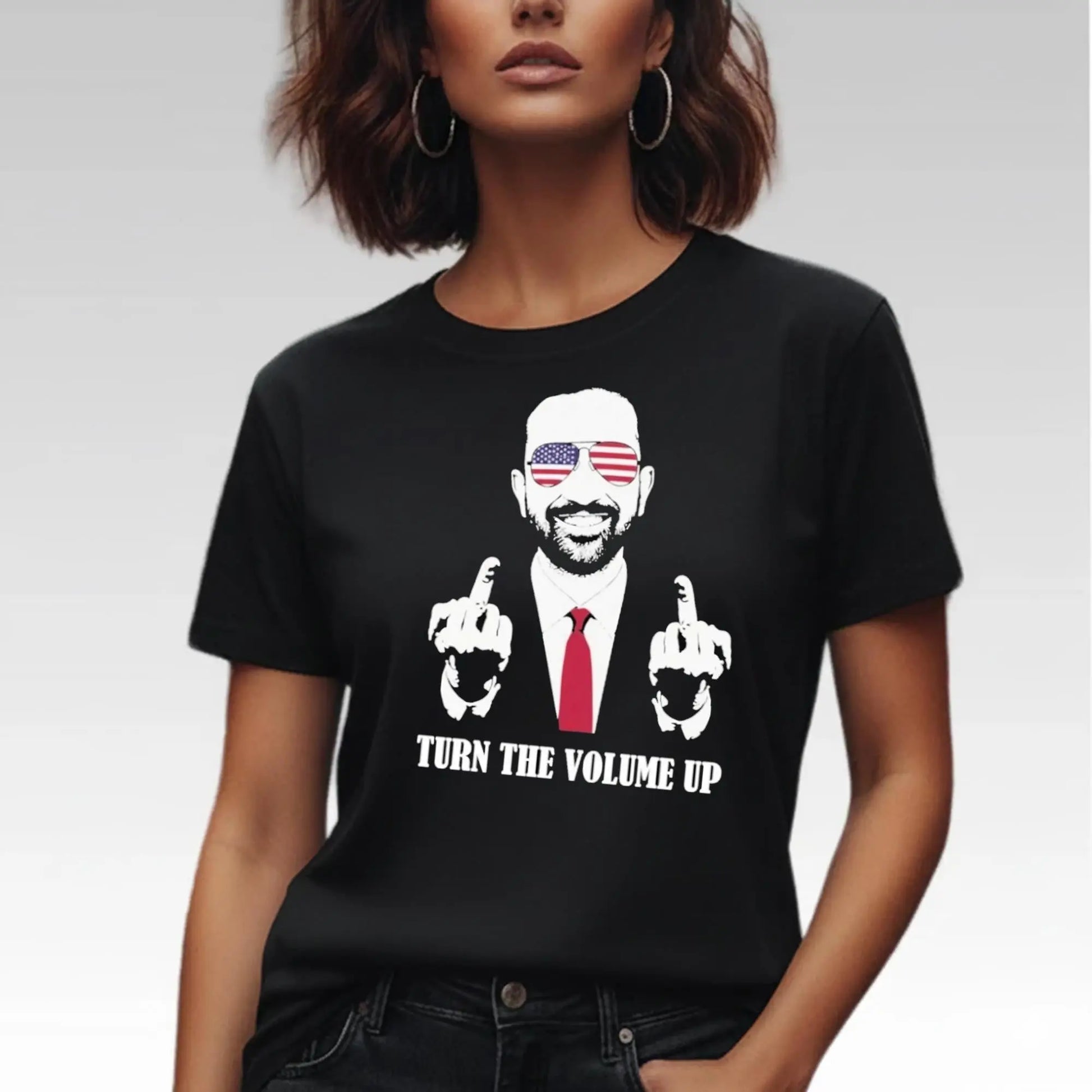 Zohran Mamdani Tells Trump Turn the Volume Up Shirt - Bigfirefashion